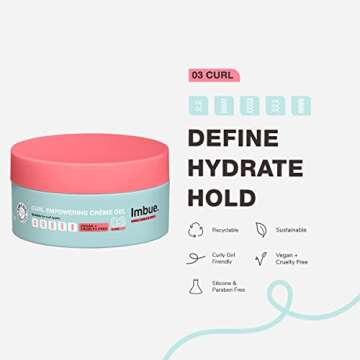 Curl Enhancing Crème Gel - 6.7 fl oz - Vegan and Flake-Free