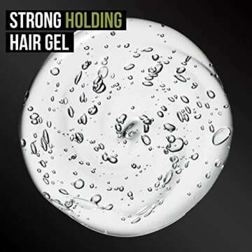 TRESemme Hair Gel, Ultra Firm Control, Frizz Control Volumizing Hair Products, Curly Hair Gel Holds in High Humidity, 2 Tubes - 9 Oz. Ea.