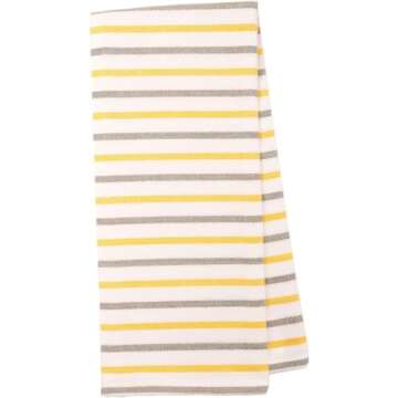 KAF Home Pantry Pineapple Kitchen Dish Towel Set of 4, 100-Percent Cotton, 18 x 28-inch