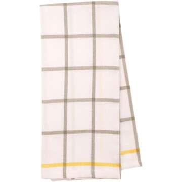 KAF Home Pantry Pineapple Kitchen Dish Towel Set of 4, 100-Percent Cotton, 18 x 28-inch