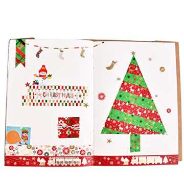 DAPUTOU 12 Rolls Christmas Washi Tape Set for Crafts