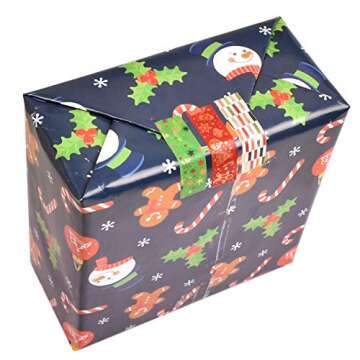 DAPUTOU 12 Rolls Christmas Washi Tape Set for Crafts