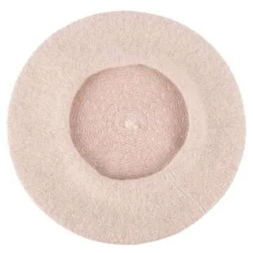 Hat To Socks Wool Blend French Beret for Men and Women in Plain Colours (Beige)
