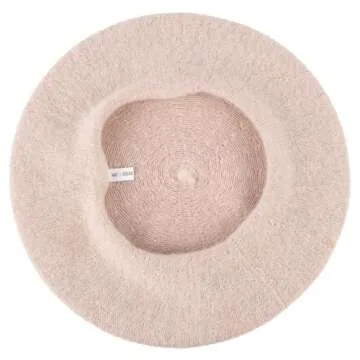 Hat To Socks Wool Blend French Beret for Men and Women in Plain Colours (Beige)