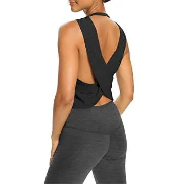 Bestisun Open Back Yoga Tank Tops for Women