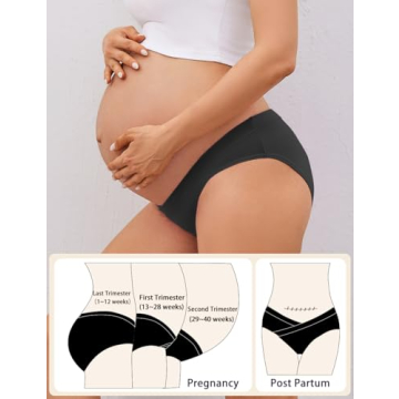 Molasus Maternity Underwear - Crossover Design Pack of 6