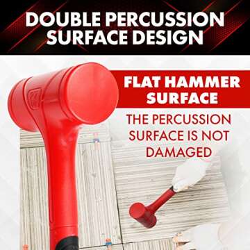 YIYITOOLS Dead Blow Hammer Set for Precise Impact