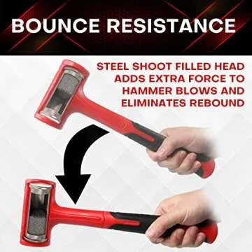 YIYITOOLS Dead Blow Hammer Set for Precise Impact