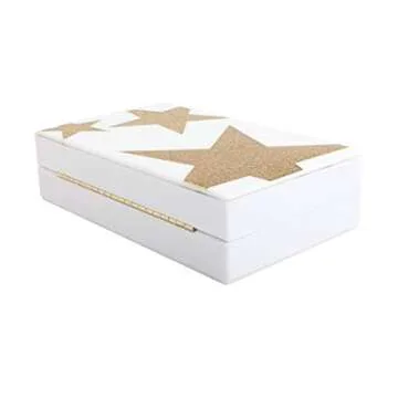 LETODE Women's Shiny Sequins Rectangular Acrylic Lucite Clutch Purse Evening Bag Prom Wedding Party bag cross body bags (5189-WHITE)