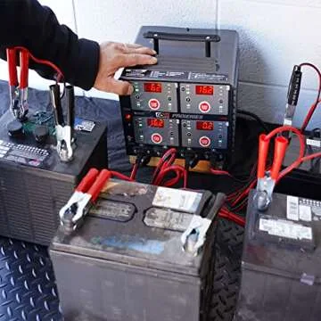 Schumacher DSR125 4 Bank Smart Battery Charger for Cars