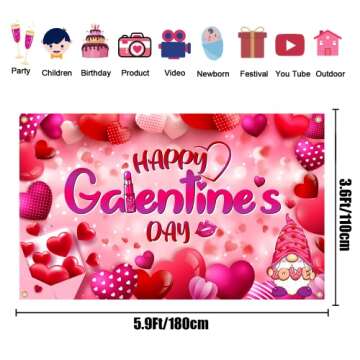 Happy Galentines Day Banner 71x43 for Celebrations