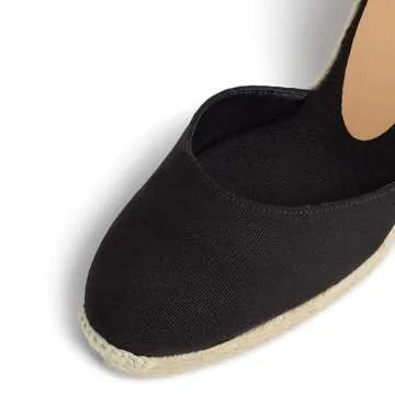 Castañer Women's Espadrilles, Black 100, 4.5