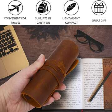 Leather Organizer for Electronic Accessories