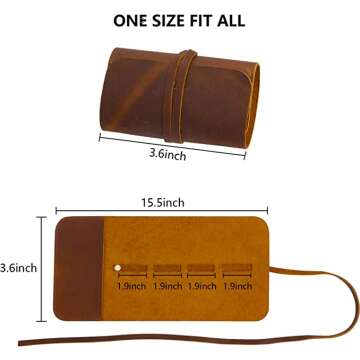 Leather Organizer for Electronic Accessories
