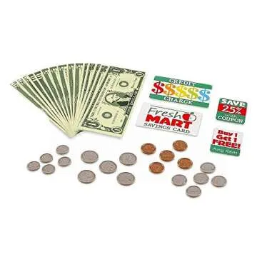 Melissa & Doug Toy Shopping Cart & Grocery Store Set