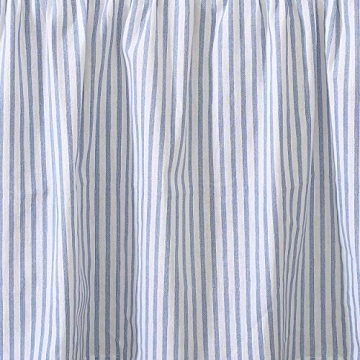 Classic Blue Cotton Bedskirt by Laura Ashley Home