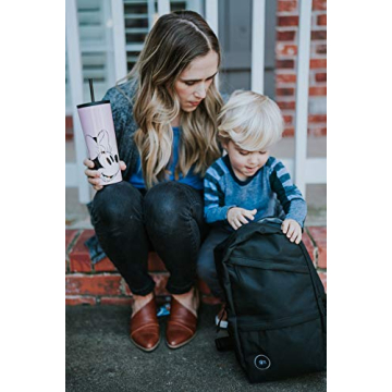 Simple Modern Disney Character Insulated Tumbler Cup with Flip Lid and Straw Lid | Reusable Stainless Steel Water Bottle Iced Coffee Travel Mug | Classic Collection | 24oz Minnie Mouse Sprinkle
