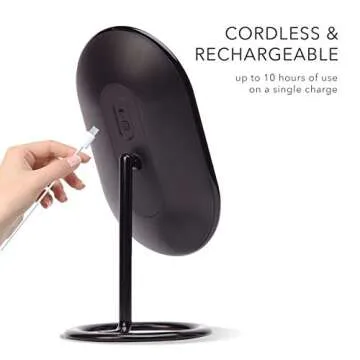 Fancii Vera LED Vanity Mirror with Dimmable Lighting