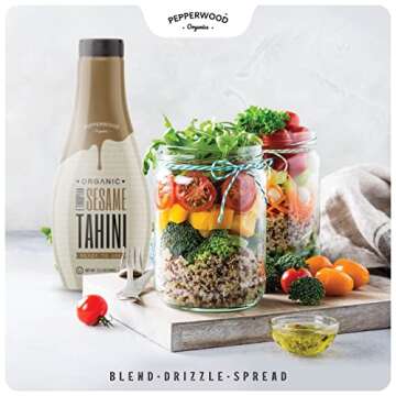 Organic Ethiopian Sesame Tahini - Creamy and Squeezy