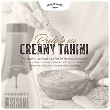 Organic Ethiopian Sesame Tahini - Creamy and Squeezy