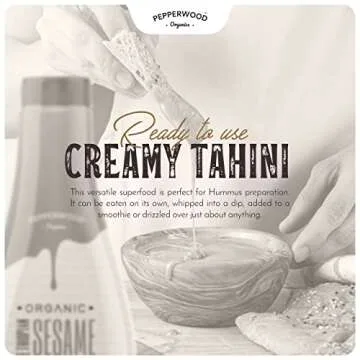 Organic Ethiopian Sesame Tahini - Creamy and Squeezy