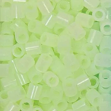 Perler Green Glow In The Dark Beads for Kids Crafts, 1000 pcs, Small