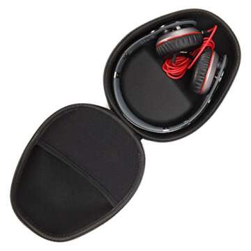 Homvare Hard Shell Case for Over-Ear Headphones