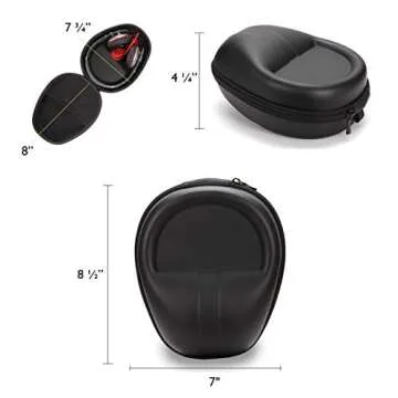 Homvare Hard Shell Case for Over-Ear Headphones