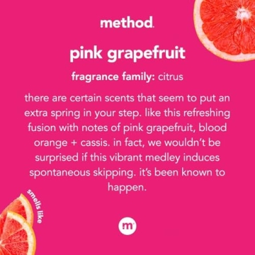 Method Foaming Hand Soap Pink Grapefruit - Biodegradable Pack