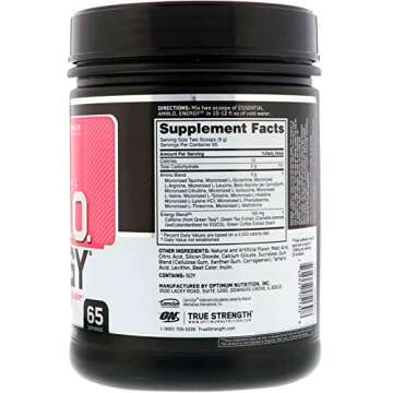 Optimum Nutrition Essential AmiN.O. Energy Watermelon - 65 Servings
