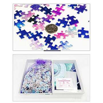 TYmall Jigsaw Puzzle 1000 Piece Kids Adult Fiji Island South Pacific Seas Ocean Beach Reef Travel Advertisement Art Poster Educational Toy Family Entertainment Wooden Puzzles