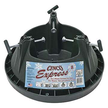 CINCO EXPRESS C-152E 8' Christmas Tree Stand for Easy Support