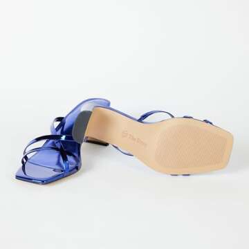 The Drop Amelie Strappy Heeled Sandal for Women