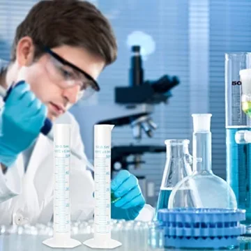 Ira Pollitt Set of 5 Plastic Graduated Cylinders for Science Labs