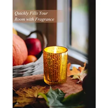 Viseeko Lavender Scented Candles - 100% Natural Soy & Cotton Wick