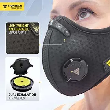 FIGHTECH Dust Face Mask with Advanced Filtration Technology