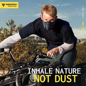 FIGHTECH Dust Face Mask with Advanced Filtration Technology