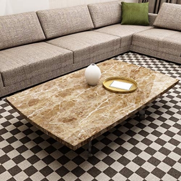 VEELIKE Brown Marble Contact Paper for Stunning Home Decor