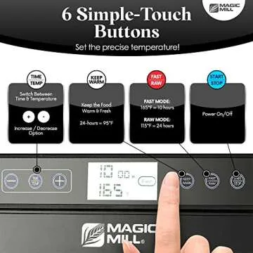Magic Mill Food Dehydrator - Digital Control for Perfect Drying