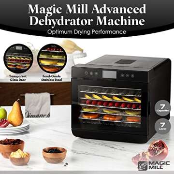 Magic Mill Food Dehydrator - Digital Control for Perfect Drying