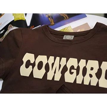 MISSACTIVER Women’s Y2K Graphic Crop Top - Casual Summer Tee