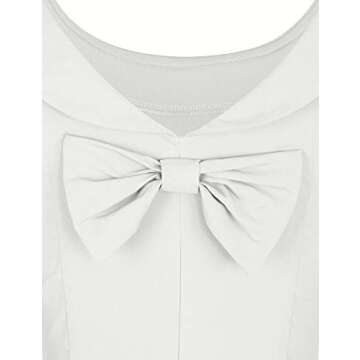 GownTown Women's 1950s Polka Dot Vintage Dresses Audrey Hepburn Style Party Dresses