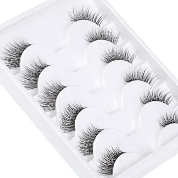 ALICROWN Wispy Half Lashes for Everyday Natural Beauty