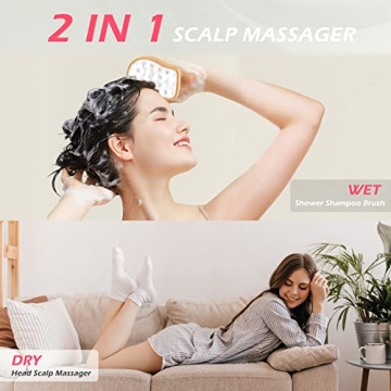 Hodola Hair Scalp Massager for All Hair Types - Natural & Effective