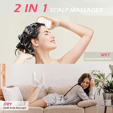 Hodola Hair Scalp Massager for All Hair Types - Natural & Effective