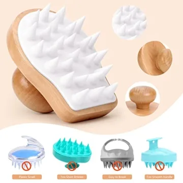 Hodola Hair Scalp Massager for All Hair Types - Natural & Effective