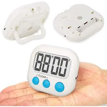 WUTL Digital Kitchen Timer - 4 Pack Loud & Magnetic