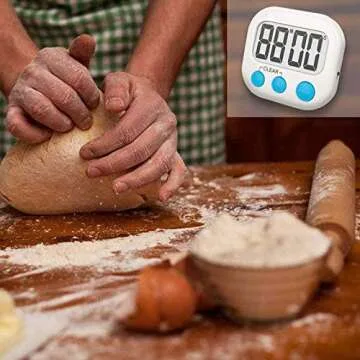 WUTL Digital Kitchen Timer - 4 Pack Loud & Magnetic