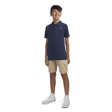 Levi's Boys' Cargo Shorts, Harvest Gold, 6