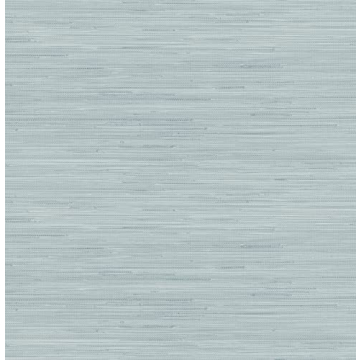 Sky Blue Faux Grasscloth Wallpaper for Easy Home Updates